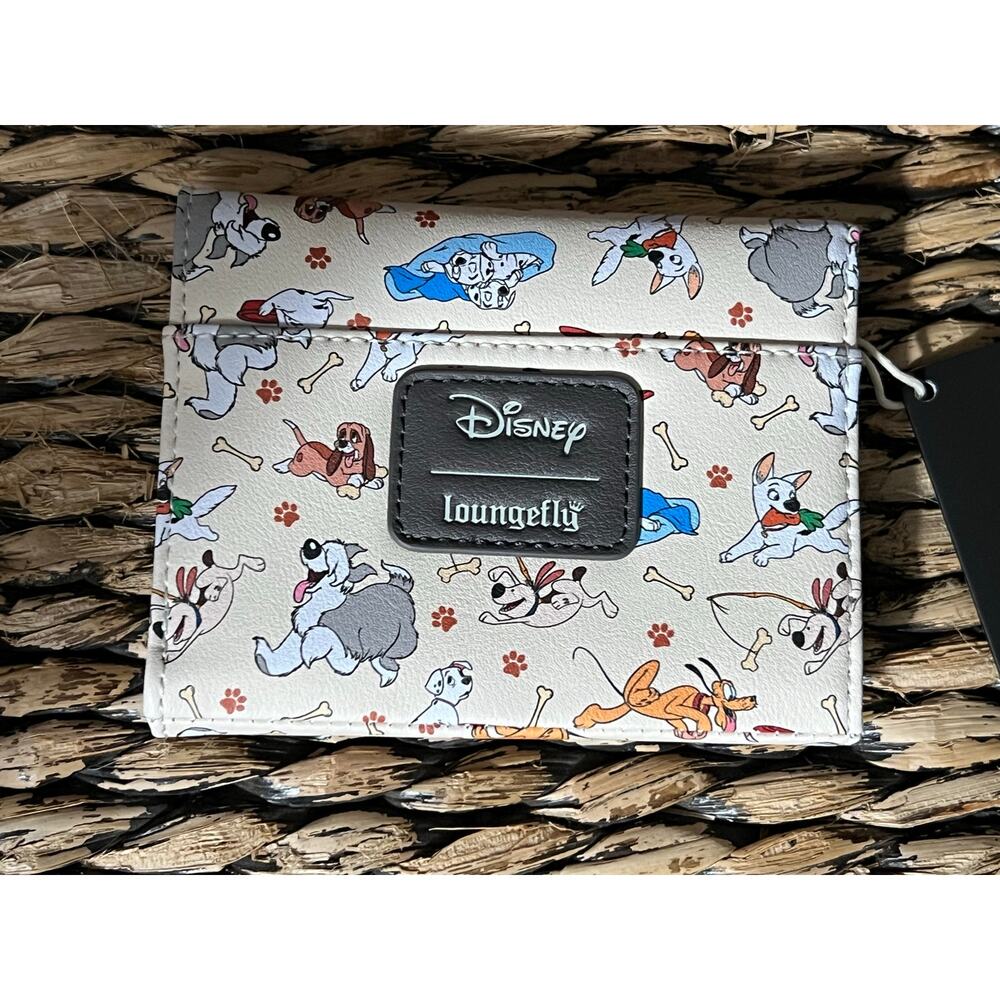 Loungefly Disney Dogs Play Mini Backpack Wallet Set Pluto Max Dalmations - Picture 8 of 9